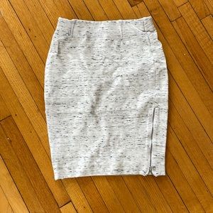 Aritzia Wilfred size 0 mini skirt, speckled grey, good used condition